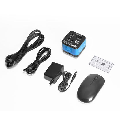 HAYEAR 4K Microscope Camera 1/1.2' Sensor High Speed 60fps HDMI USB Video Camera with Calibration for Lab, PCB Repair, Stereo Microscope