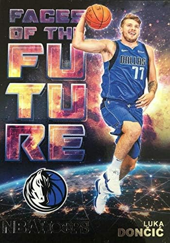 2018-19 Panini - Faces of the Future - Luka Doncic - Dallas Mavericks Basketball Rookie Card - RC Card #3