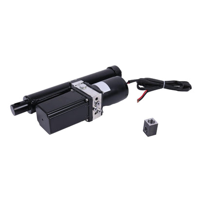 HOLDWELL 12V 10'' 25A Hydraulic Motor Heavy Duty Electric Linear Actuator 2300lbs Compatible with Dump Trailers, Lift Tables, Solar Tracking System, Wheelchair Lift