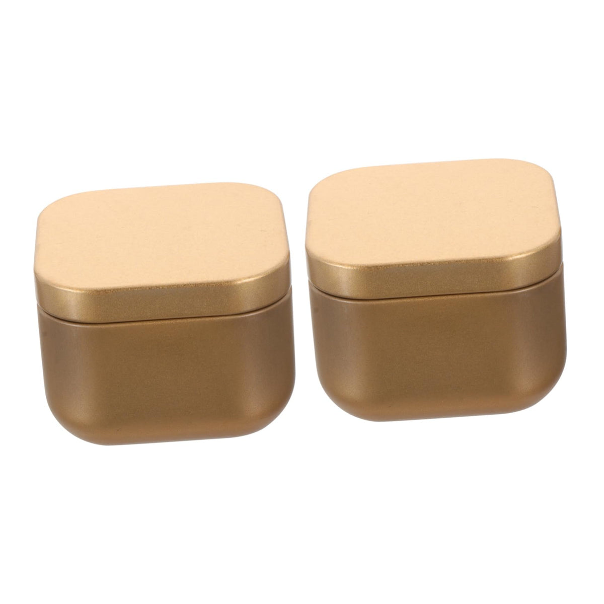 OSALADI 2pcs DIY Scented Candle Tins Empty Metal Candle Jars Frosted Finish for Aromatherapy for Crafting and Home Decor