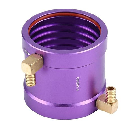 Bewinner 36mm Metal Water Cooling JacketPerfect Water Cooling Jacket for RC MotorsSuitable for 3650/3660 Motorwith Good Heat Dissipation Performanc