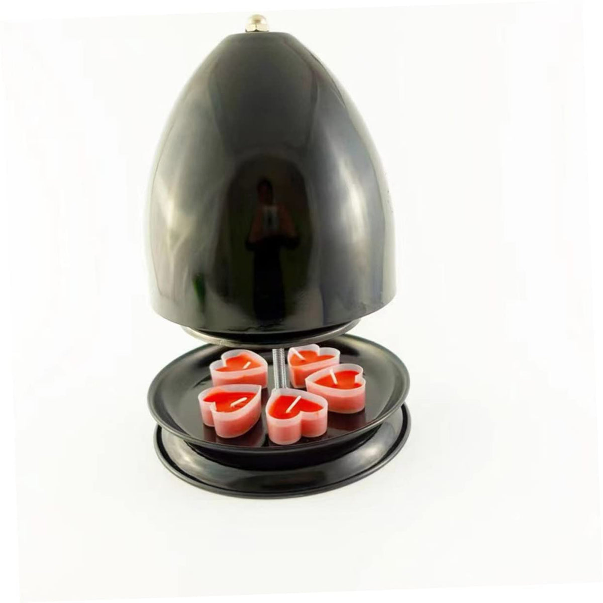 Amosfun Tealight Heater and Candle Holder Material for Home Decor Special Occasions and Aromatherapy Non Slip Design for Convenience