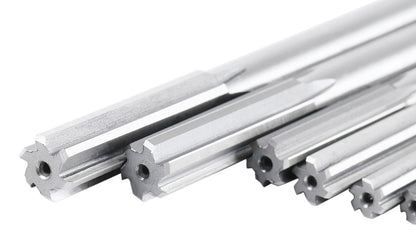 Accusize Industrial Tools 1-13 mm by 0.5 mm High-speed Steel Chucking Reamer Set in a Fitted Case, Set of 25 Pieces, 5500-SB00