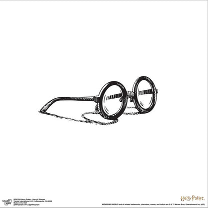 Gallery Pops Harry Potter - Harry's Glasses Canvas Wall Art, Unframed Version, 12" x 12" Gallery Pops Canvas Wall Art