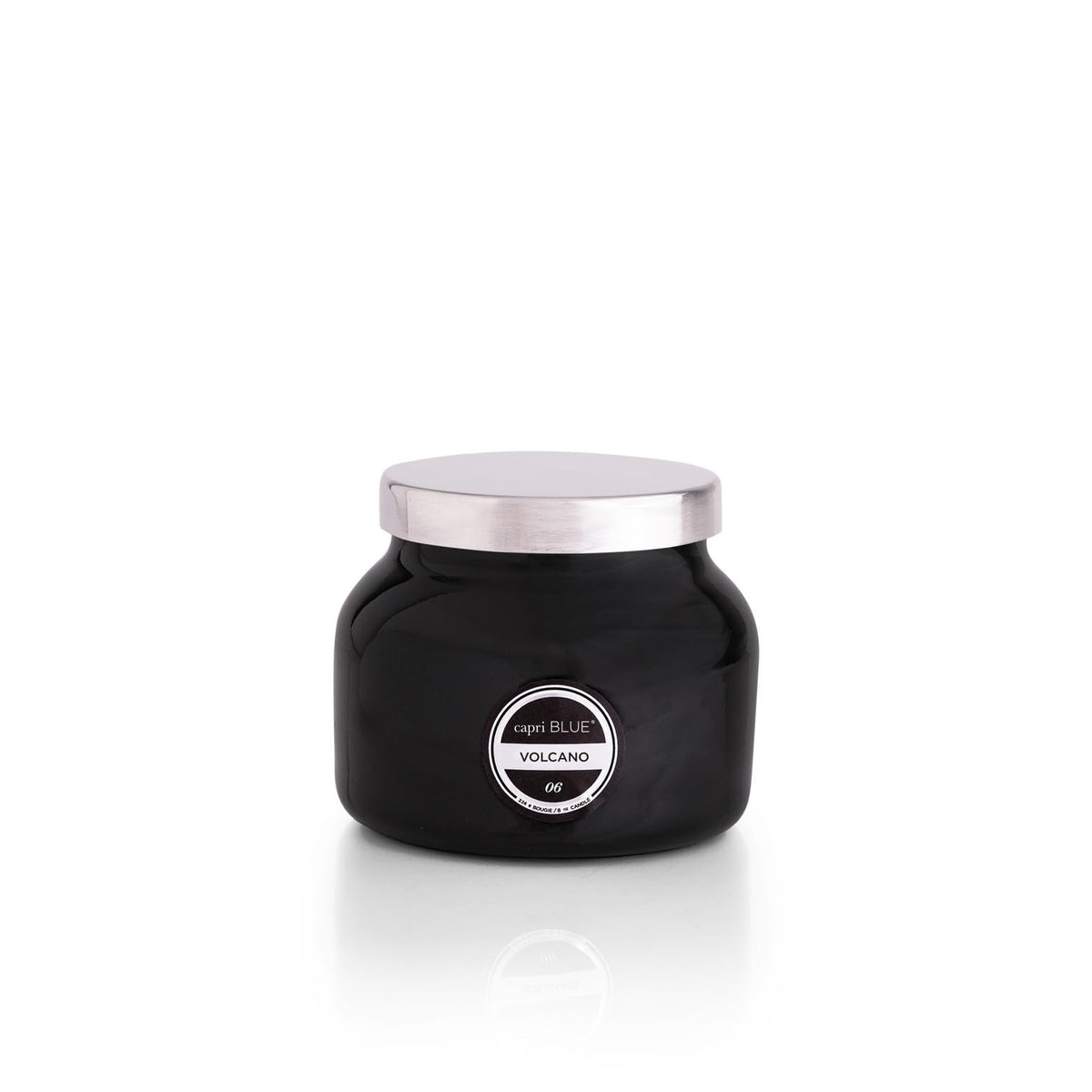 Capri Blue Volcano Scented Candles - Luxury Glass Jar Candles for Home Scented with Tropical Fruit & Sugared Citrus - Soy Wax Blend - Capri Blue Volcano - Black Color (8 oz)