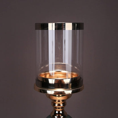 Candle Holder New Chinese Style Ceramic Candle Holder Home Table Decoration Romantic Candle Candles Dinner Props Decoration Candle Holder Wine Cabinet Candlestick (Size : B)