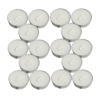 OUNONA 100pcs Tealight Candles Scented Round Tealight Candles for Weddings Parties and Home Decor Long Burning Safe and Smokeless Aromatherapy