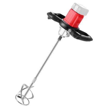 Meticuloso 1pcs Concrete Trowel with Extension Rod, Wall Smoothing Polishing Machine and 1pcs Cordless Concrete Mixer, for Makita 18V Max Battery