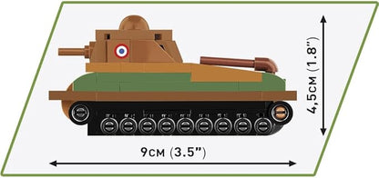 COBI Historical Collection WWII SOMUA S-35 1:72 Scale Tank Building Set 99 Pieces