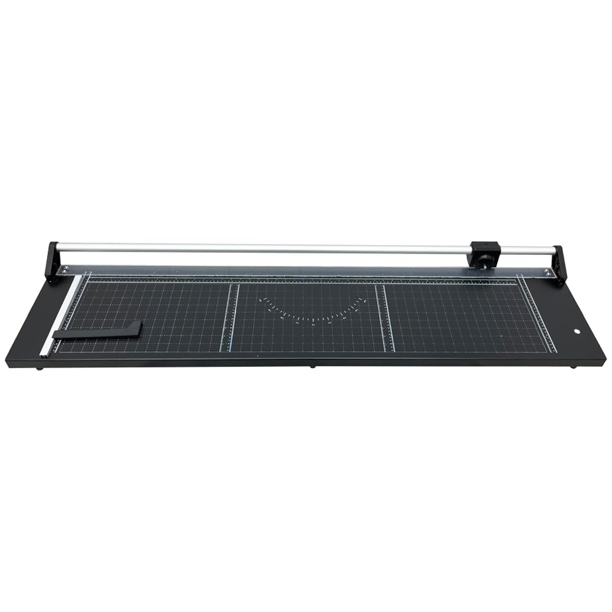 INTBUYING 48 Inch Commercial Manual Precision Rotary Paper Trimmer with an Angle Line Smart Rotary Paper Cutter for Cutting Photo Paper, Film, hot and Cold Laminating Paper, etc