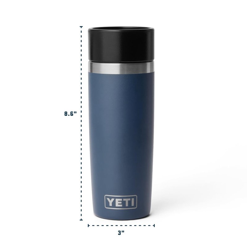YETI Rambler 16 oz Travel Bottle, Stainless Steel, Vacuum Insulated with Leakproof Commuter Cap, Cherry Blossom