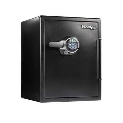 Master Lock Black Steel Fireproof and Waterproof Safe with Digital Keypad, 2.0 cu-ft, STW205GYC