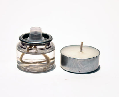 Disposable Liquid Wax Candles, 8-Hour, 32-Pack, Used for Creating Ambiance Lighting at Restaurants and Bars, On Wedding Tables and at Special Events Where Candlelight is Used