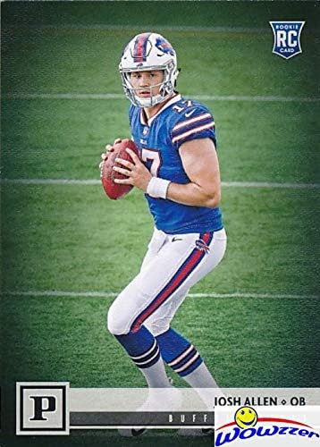 Josh Allen 2018 Panini Football Canvas Short Print ROOKIE Card # 307 ! Shipped in Ultra Pro Top Loader to Protect it! Buffalo Bills Top NFL Draft Pick and Future Superstar! WOWZZER!