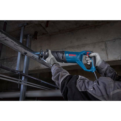 BOSCH GSA12-30 Corded Reciprocating Saw - 12 Amp Power, 1-3/16 In Stroke Length, Variable Speed Control, Tool-Free Blade Change, Lightweight Design for Easy Maneuverability (Bare Tool)