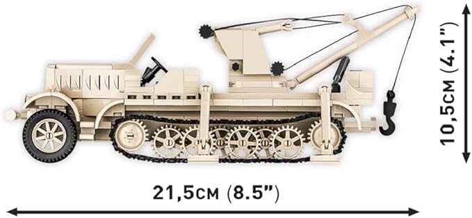 COBI Historical Collection WWII Sd.Kfz. 9/1 FAMO Vehicle Building Set 498 Pieces