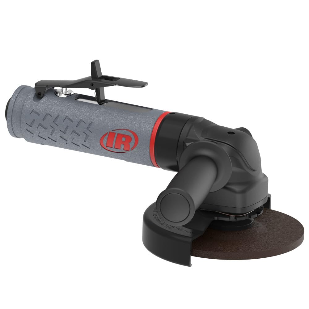 Ingersoll Rand 545MAX Air Angle Grinder, 5" Type 27 Wheel, 12,000 RPM, 2.5 HP, 5/8"-11 Thread, Rear Exhaust