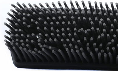 Godiyyer Rubber Pet Hair Removal Brush Lint & Hair Removal Cat Dog Hair Remover Brush Pet Hair Removal Tool Silicone Lint and Debris Remover for Cleaning,Grooming,Lint and Fur Removal,Home (Red&Black)