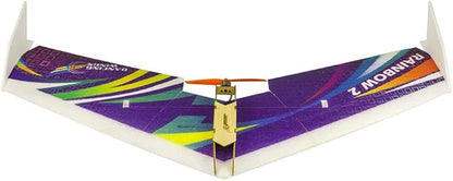DW Hobby Electric Micro Flying Wing 1000mm Rainbow ZAGI Plane to Build (E0601)