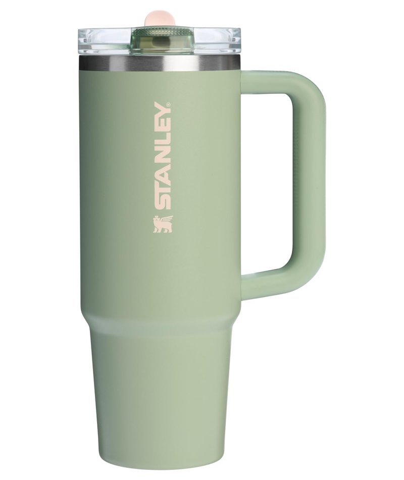 STANLEY Quencher ProTour Flip Straw Tumbler with Leakproof Lid 30 oz | Built-In Straw and Handle | Cup Holder Compatible for Travel | Insulated Stainless Steel Cup | BPA-Free | Lichen
