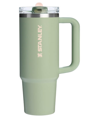 STANLEY Quencher ProTour Flip Straw Tumbler with Leakproof Lid 30 oz | Built-In Straw and Handle | Cup Holder Compatible for Travel | Insulated Stainless Steel Cup | BPA-Free | Lichen