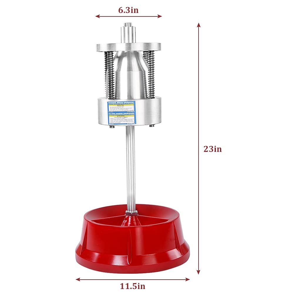 Portable Bubble Wheel Balancer, Heavy Duty Professional Tire Rim Balancing Machine Hubs Wheel Tire Balancer Bubble Level Heavy Duty Rim for Automotive Cars Trucks