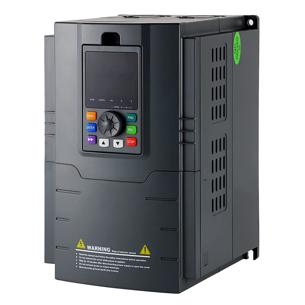 ATO 10HP VFD Single Phase Input & Output VFD, 7.5kW Single Phase VFD Drive Variable Frequency Drive 220V 10HP Single Phase to Single Phase VFD for Single Phase Motor (1-Phase Input, 1-Phase Output)
