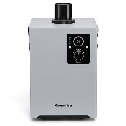 Genmitsu MD13 Smoke Purifier for Genmitsu L8, Fume Extractor with Four Layer Filtration 99.97% Purification Rate, LED Interface Function, Portable Wheels Smoke Absorber for Soldering Stations