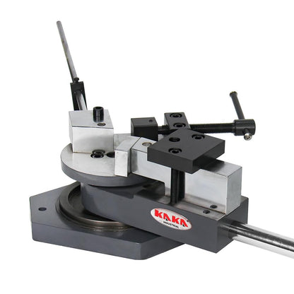 KAKA INDUSTRIAL Flat Bar Bender,Zinc-Plated Mold for Anti-Rust & Smooth Finish, Bends Flat Steel (1.18"x0.394"), Round Steel (0.59"), Square Steel (0.511"), Scroll, Radius, Angle SBG-40