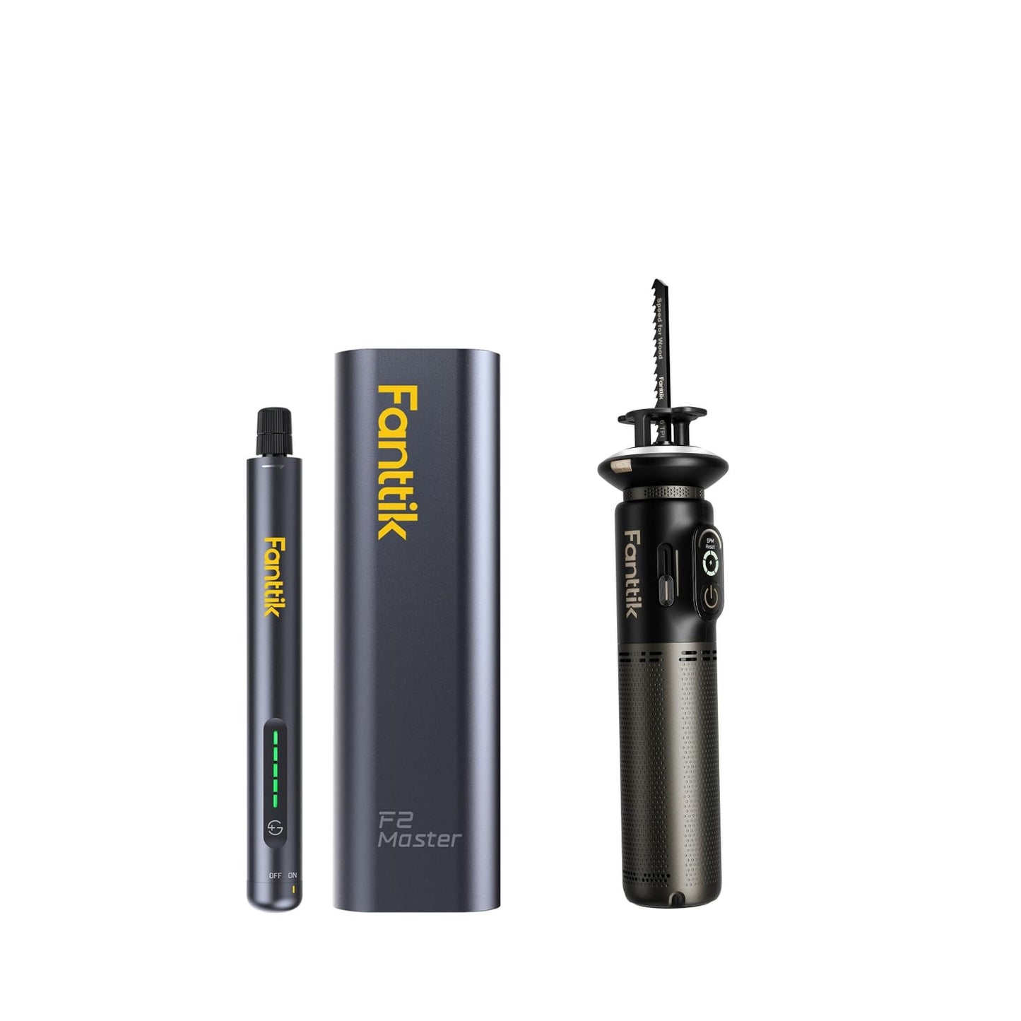 Fanttik F2 Master Mini Cordless Rotary Tool Kit & Fanttik R11 Pro Brushless Cordless Mini Reciprocating Saw