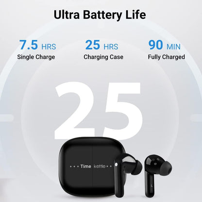 Timekettle M3 3 in 1 Language Translation Earbuds,43 Languages & 96 Accents, Offline Translator, No Subscription,Bluetooth,for Exploring Expat Life Freely, APP Compatible with iOS & Android,Black