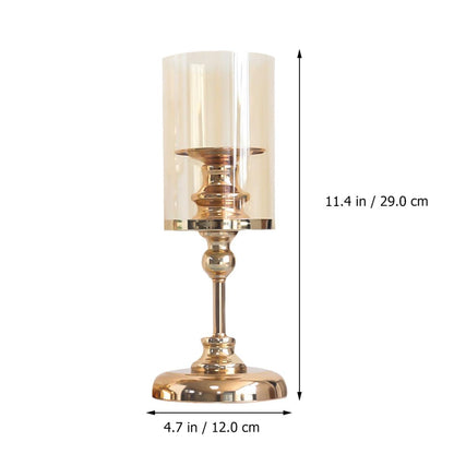 Generic Chic Decorative Candle Stand Fashion Candle Stand Retro Candlestick for Dining Room
