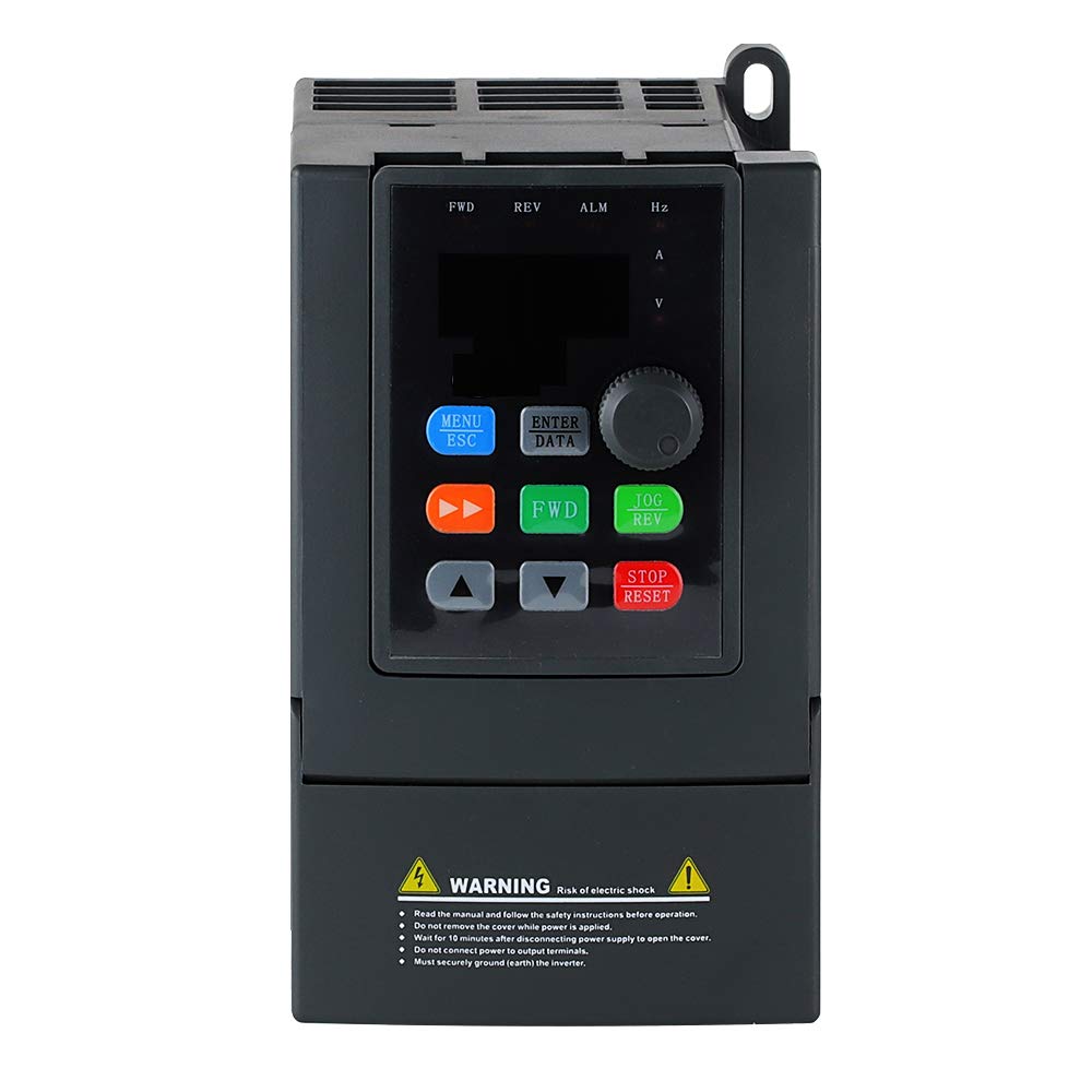 ATO VFD Drive, Single Phase Variable Frequency Drive, Single Phase 220V-240V Input Single Phase Output for Single Phase Motor