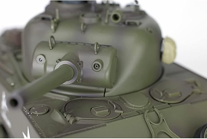 Heng Long US in Stock 1/16 Scale 2.4G 7 Plastic Version M4A3 Sherman RTR RC Tank Model 3898 BB Airsoft