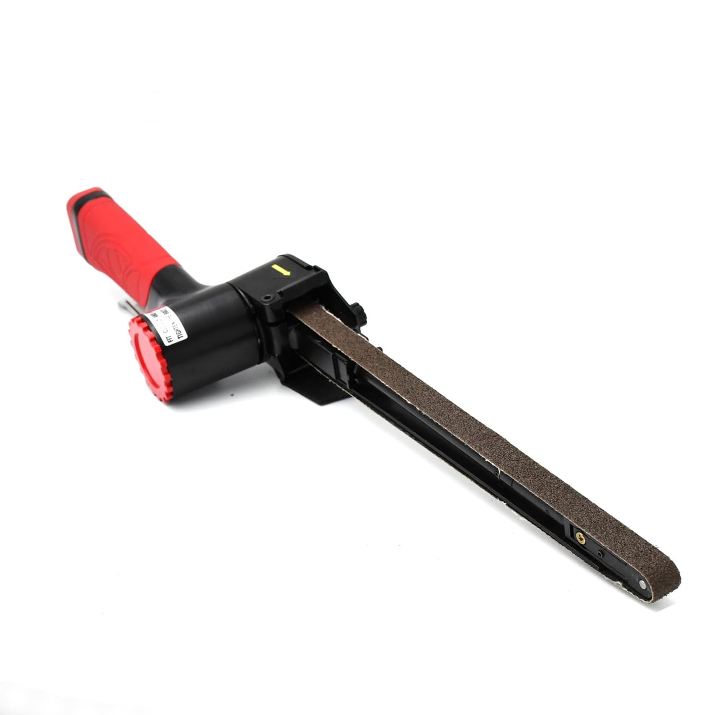 Air Belt Sander 1/2" x 24" Handheld Angle Grinder Belt Sander For Wood Aluminium Iron Steel Metal Polishing DIY Surface Treatment Tool 20000RPM