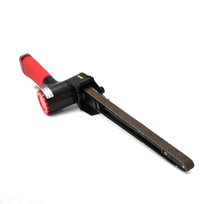 Air Belt Sander 1/2" x 24" Handheld Angle Grinder Belt Sander For Wood Aluminium Iron Steel Metal Polishing DIY Surface Treatment Tool 20000RPM