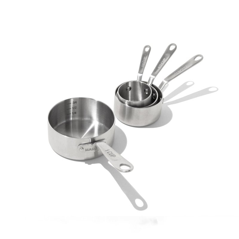 Made In Cookware | Measuring Cup Set | Stainless Steel | Stackable | Dishwasher Safe