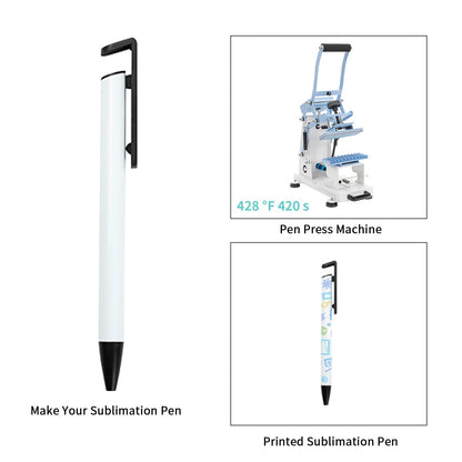 PYD Life Pen Heat Press Machine for Making Pens Sublimation Logo Patterns Bulk Printing 10 Pieces Sublimation Blank Pens