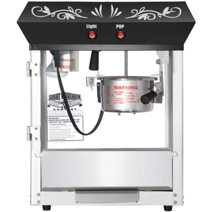 Popcorn Machine - 4oz Popper with Stainless-steel Kettle, Heated Warming Light, and Old Maids Drawer by Great Northern Popcorn (Red)