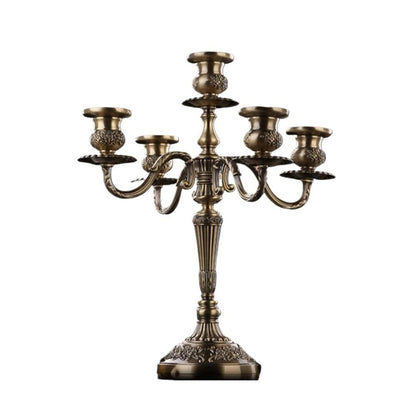 Candlestick Holders Retro Zinc Alloy Candlestick Home Decoration Wedding Candles Dinner Candle Holder Candle Holders