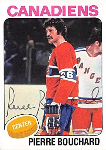 Sports Memorabilia Autograph Warehouse 302369 1975 Pierre Bouchard Autographed No.304 Hockey Card - Montreal Canadiens