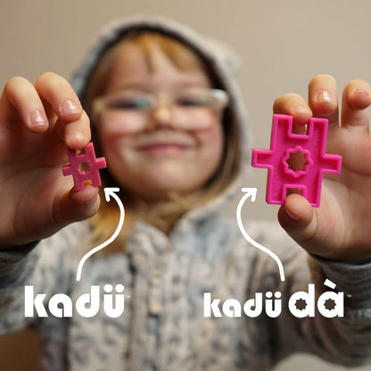 Incredibly Interconnectable Toys KADU Rainbow 250 Piece Set - STEM/STEAM Building + Construction Toy, for Open + Imaginative Play Ages 5+