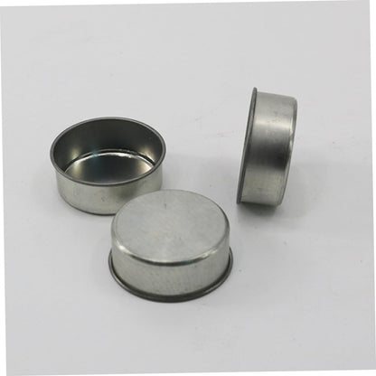 HEALSOPTHY 10pcs DIY Tealight Candle Tins Cans Elegant Iron Candlestick for Crafting Sample Holding