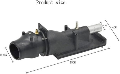 RC Boat Jet Pump Water Thruster Jet Pump 26mm Propeller Portable Power Motor Spray Water Thruster for RC Boat DIY Replaces Blue