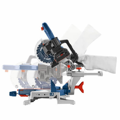 BOSCH GCM18V-07SN PROFACTOR™ 18V 7-1/4 In. Single-Bevel Slide Miter Saw - Mobile, Cordless Solution, 3-3/4 In. Nested Crown Cutting, 8-1/4 In. Crosscut Capacity (Bare Tool)
