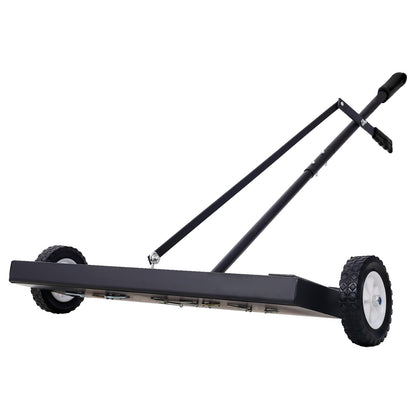 SPOFLYINN 24'' Rolling Magnetic Pick-Up Sweeper, One Size, 24 Inches