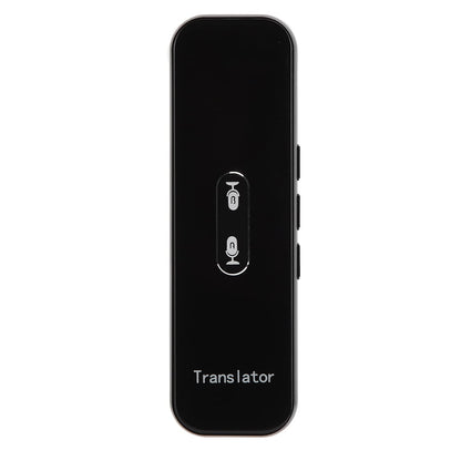 LOCADENCE Language Translator Device, Portable Instant Translator, Translator Intelligent Voice Bt Translator for Travel Business Learning (All Black)