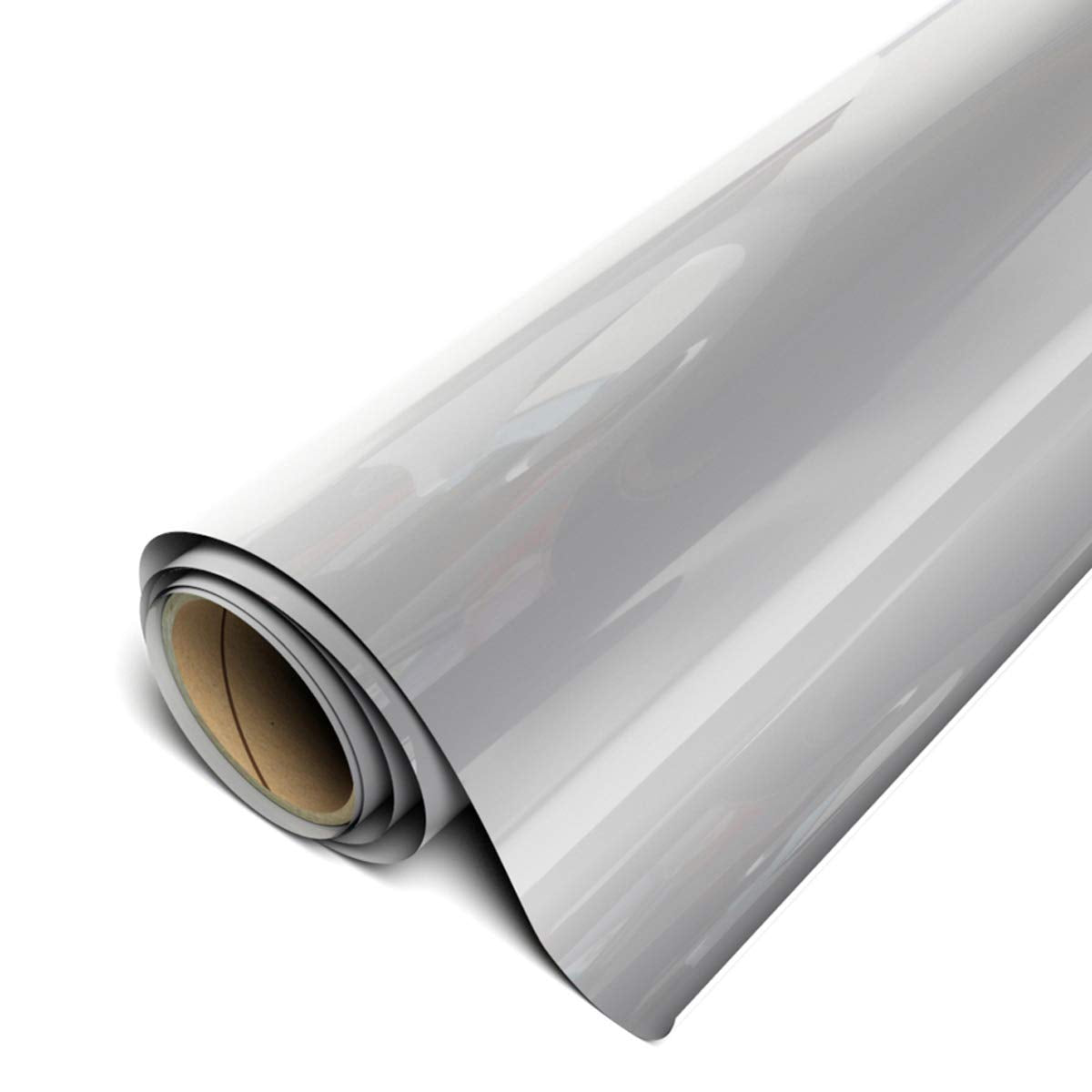 Siser EasyWeed Heat Transfer Vinyl 11.8" x 75ft Roll (Silver) - Compatible with Siser, Cricut, Silhouette and Other Craft/Professional Cutters - CPSIA Certified