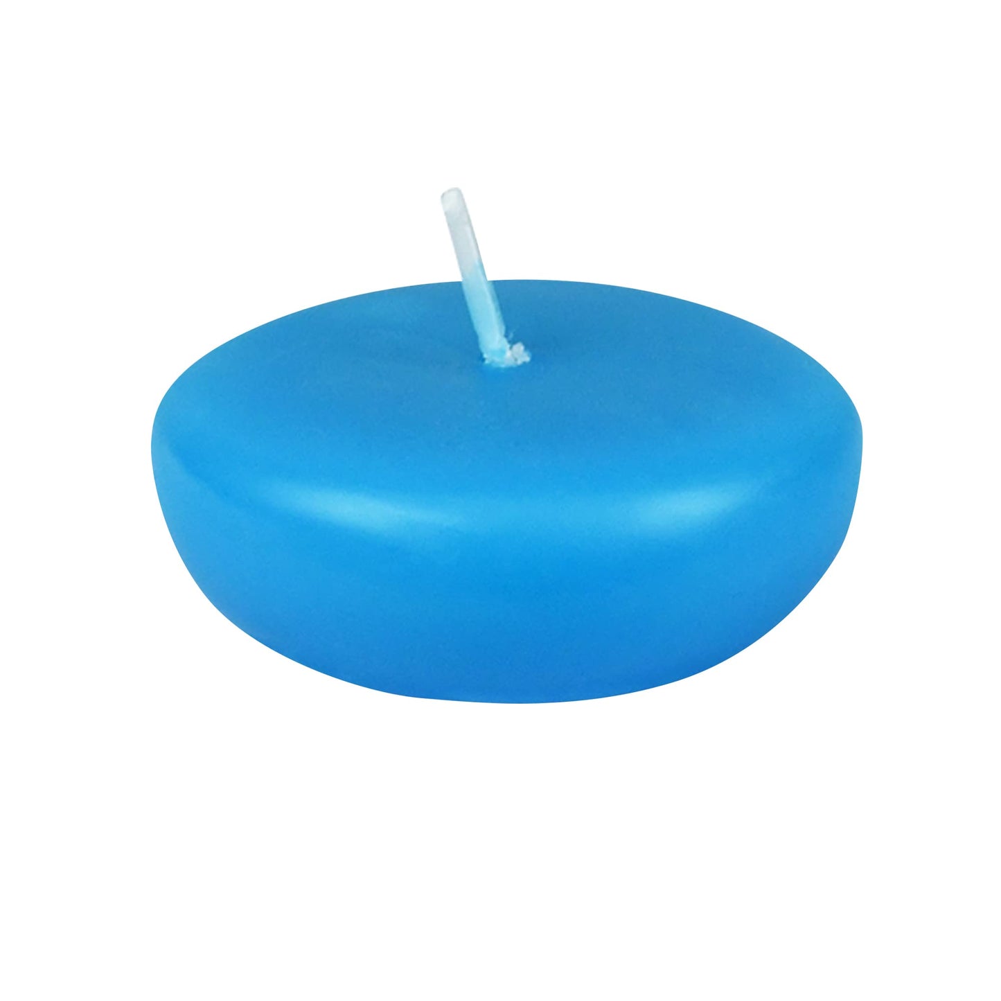 Zest Candle 24-Piece Floating Candles, 2.25-Inch, Turquoise