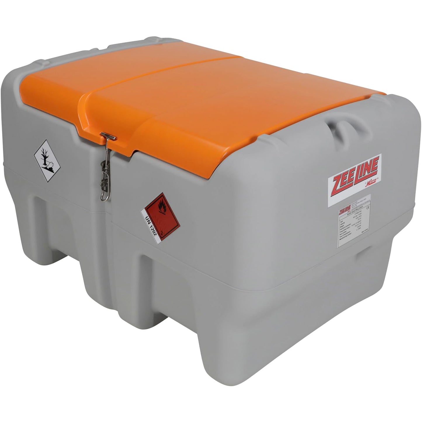 ZEELINE BY MILTON Portable Diesel Tank, 116-Gallon Capacity, Diesel Fueling Station with 12V Electric Transfer Pump
